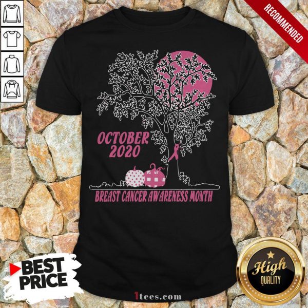 Women’S October 2020 Breast Cancer Awareness Month Shirt