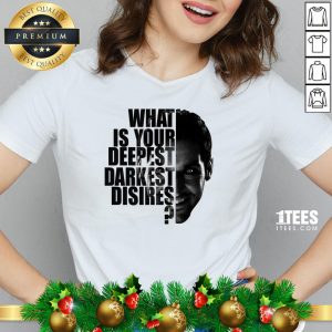 Cute Lucifer What Is Your Deepest Darkest Desires V-neck - Design By 1tee.com
