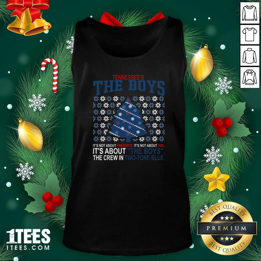 Tennessee’s The Boys Merry Christmas Tank Top- Design By 1Tees.comFunny Tennessee’s The Boys Merry Christmas Tank Top