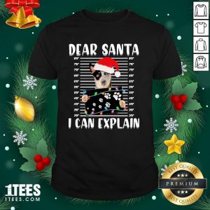 Nice Australian Cattle Dear Santa I Can Explain Christmas Sweater Shirt - Design By 1tee.com