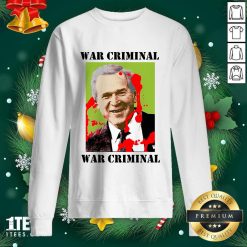 Maradona Protesting A Visit By George Bush War Criminal Sweatshirt- Design By 1Tees.comNice Maradona Protesting A Visit By George Bush War Criminal Sweatshirt