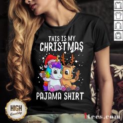 Nice Unicorn And Reindeer This Is My Christmas Ugly Shirt - Design By T-shirtbear.com