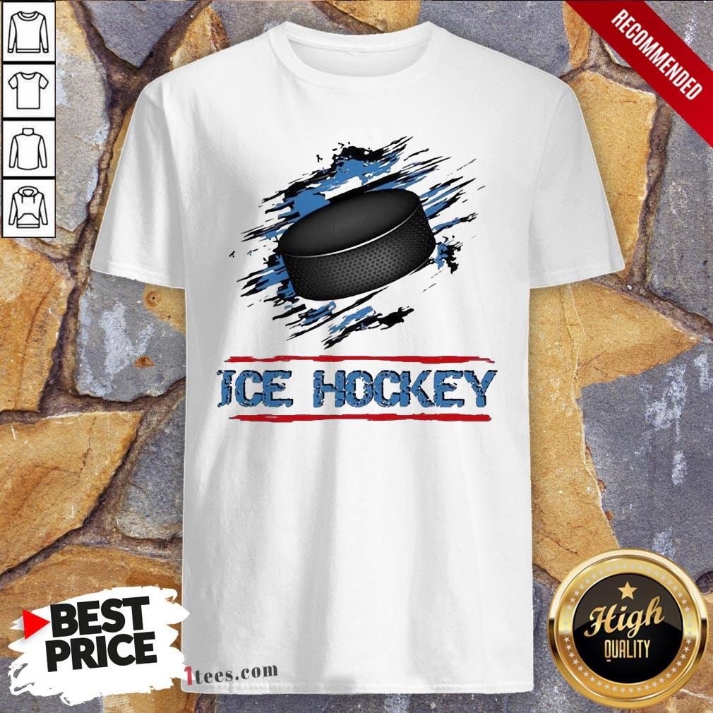 Perfect Ice Hockey shirt Design By T-shirtbear.com