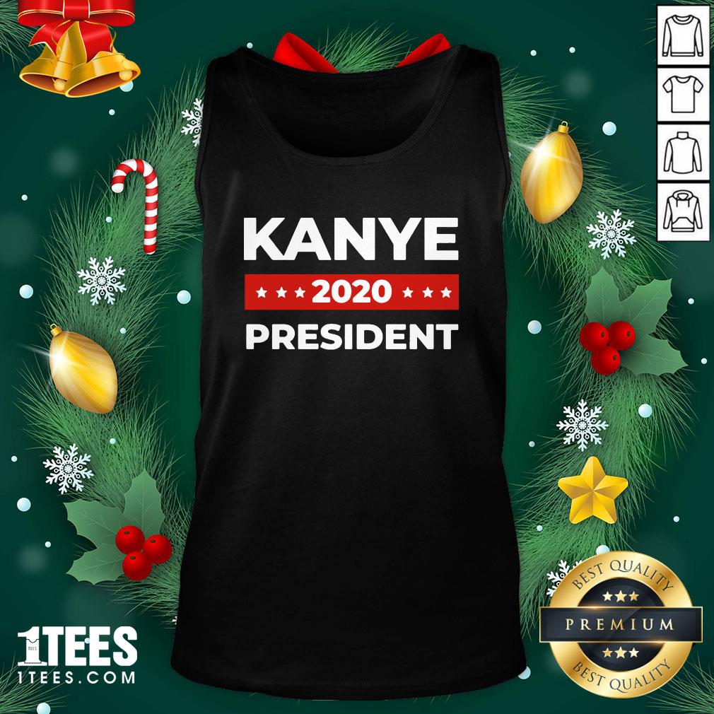 Premium Kanye West For President Tank Top Design By 1tee.com