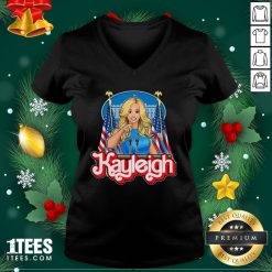 Pretty Kayleigh Barbie V-neck - Design By 1tee.com