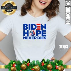 Pro Joe Biden President 2020 Hope Never Dies American Flag V-neck - Design By 1tee.com