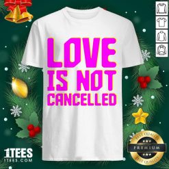Lisa Power love Is Not Cancelled Shirt- Design By 1tees.com