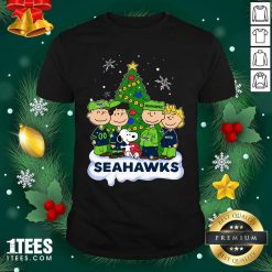 Snoopy The Peanuts Seattle Seahawks Christmas Shirt- Design By 1Tees.com