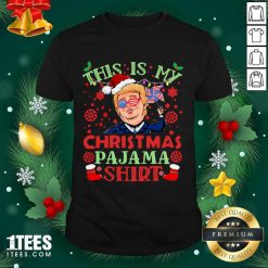 Donald Trump This Is My Christmas Pajama American Flag Shirt- Design By 1tees.com
