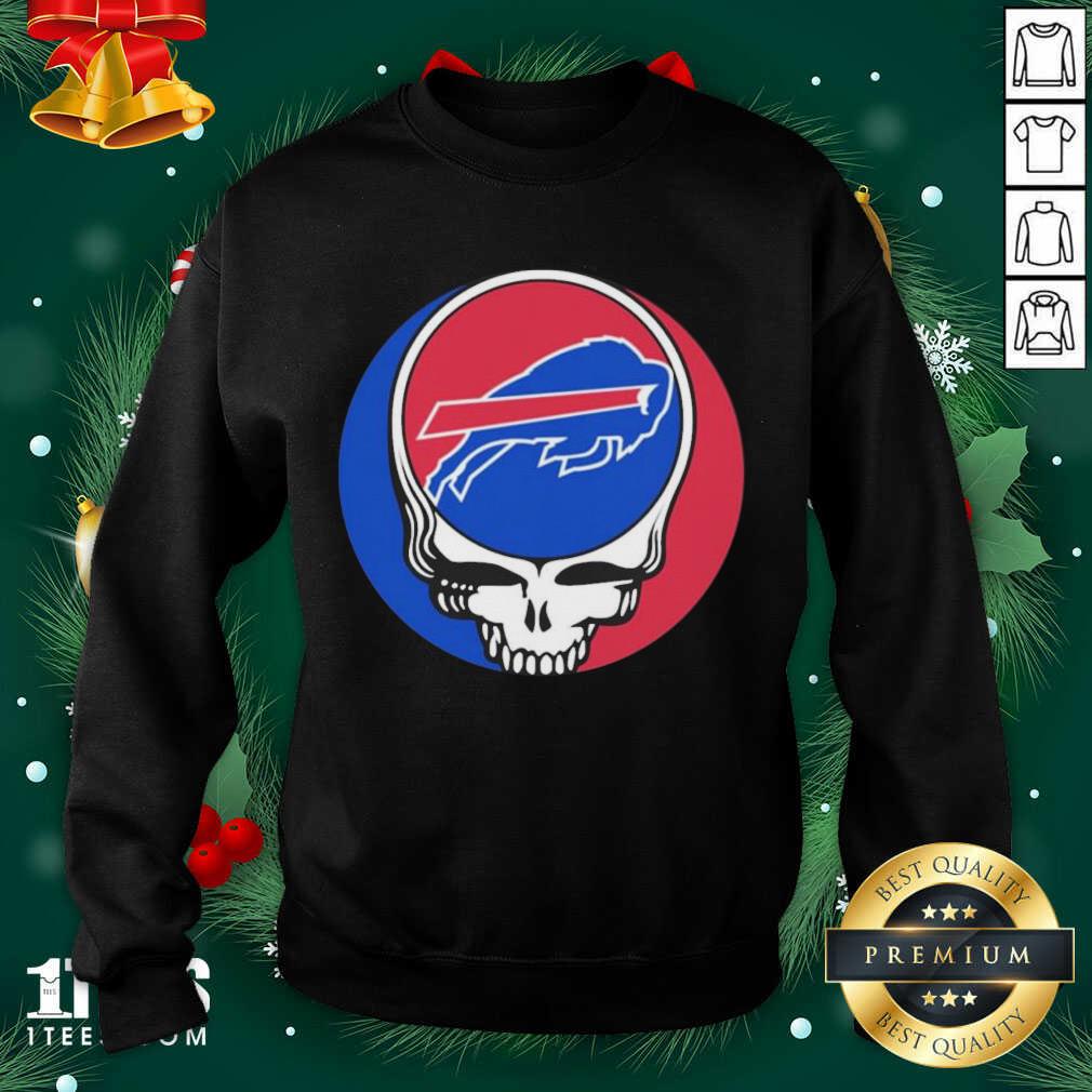 Grateful Dead Buffalo Bills Sweatshirt- Design By 1Tees.com