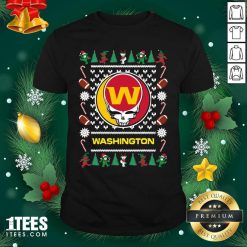 Washington Football Team Grateful Dead Ugly Christmas Shirt- Design By 1tees.com
