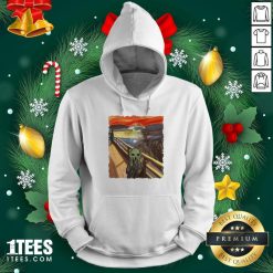 Van Gogh Alien Hoodie- Design By 1tees.com