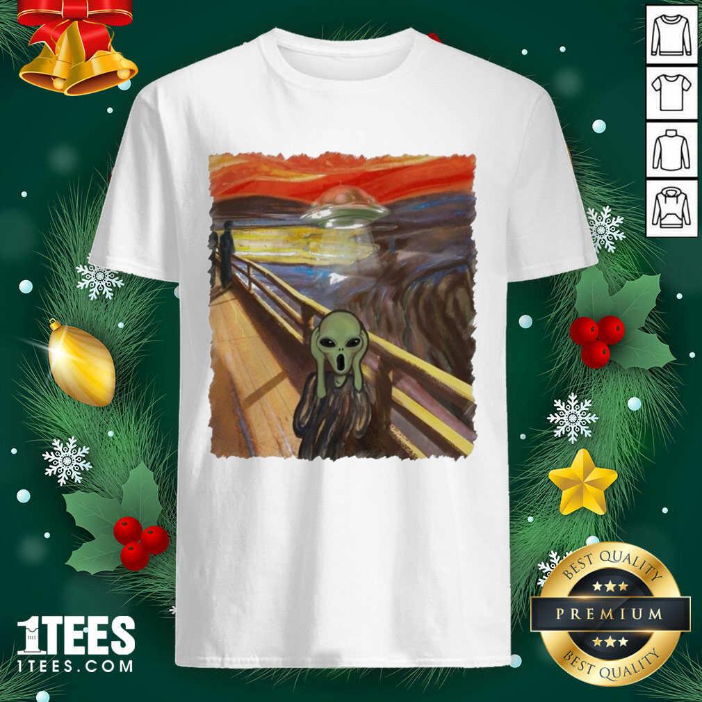 Premium Van Gogh Alien Shirt- Design By 1tees.com