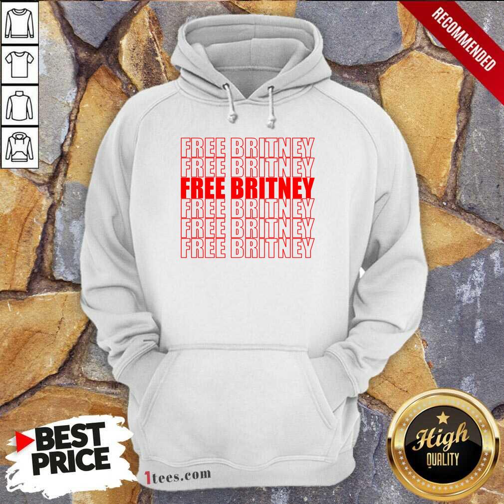 Free Britney Red Hoodie- Design By 1Tees.com