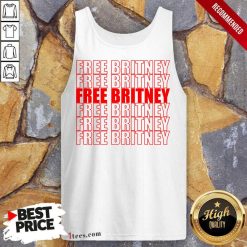 Free Britney Red Tank Top- Design By 1Tees.com