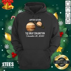 Jupiter Saturn The Great Conjunction December 21 2020 Hoodie- Design By 1tees.com