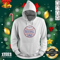 Baseball Dad Player Son Fathers Day Husband Daddy Grandpa Hoodie- Design By 1tees.com