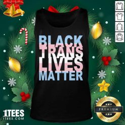 Black Trans Lives Matter Tank Top- Design By 1Tees.com