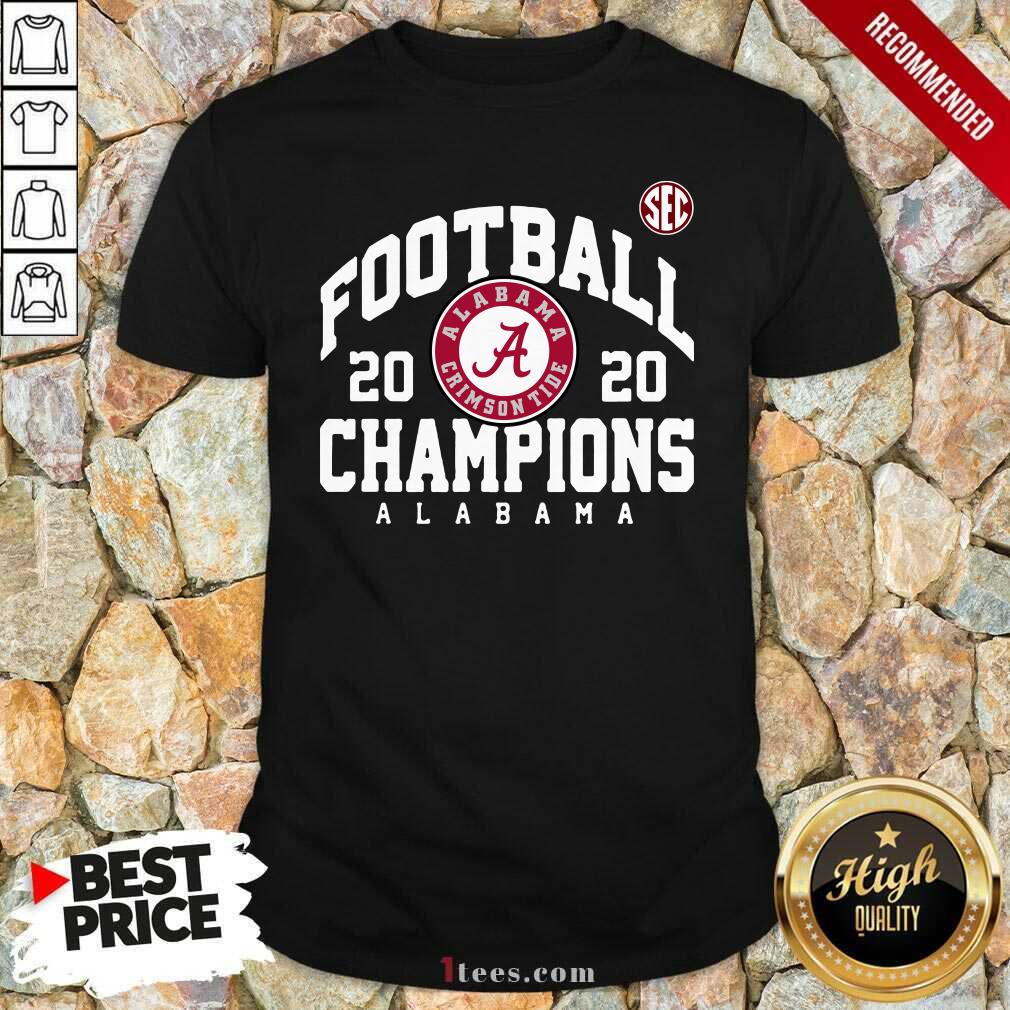 Crimson Alabama Crimson Tide 2020 Sec Football Champions Shirt- Design By 1tees.com