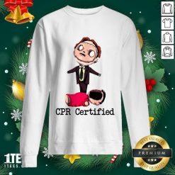 Dwight Schrute Cpr Certified Sweatshirt- Design By 1Tees.com