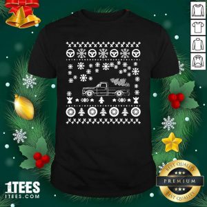 Tow Truck Ugly Merry Christmas Shirt- Design By 1Tees.com