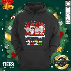 Merry Christmas Gnomes Wear Mask 2020 Quarantine Xmas Hoodie- Design By 1Tees.com