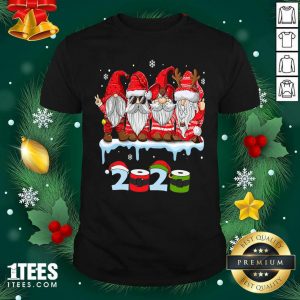 Merry Christmas Gnomes Wear Mask 2020 Quarantine Xmas Shirt- Design By 1Tees.com
