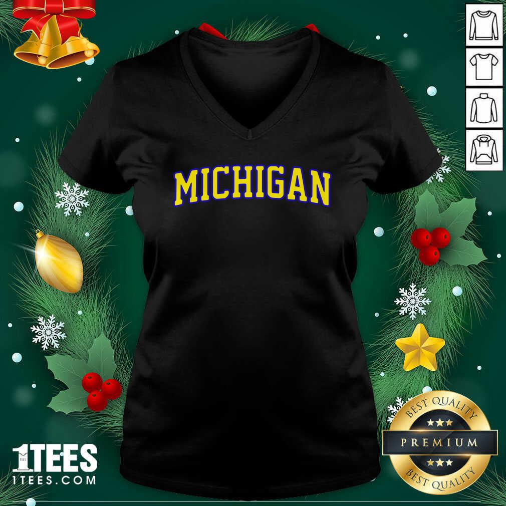 Michigan State V-neck- Design By 1Tees.com