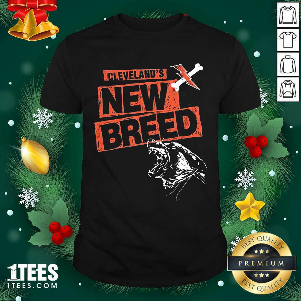 Cleveland Football New Breed Shirt- Design By 1tees.com