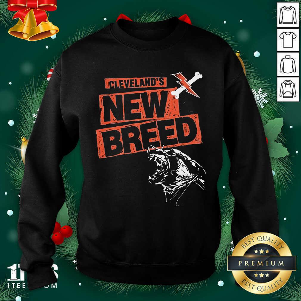 Cleveland Football New Breed Sweatshirt- Design By 1Tees.com