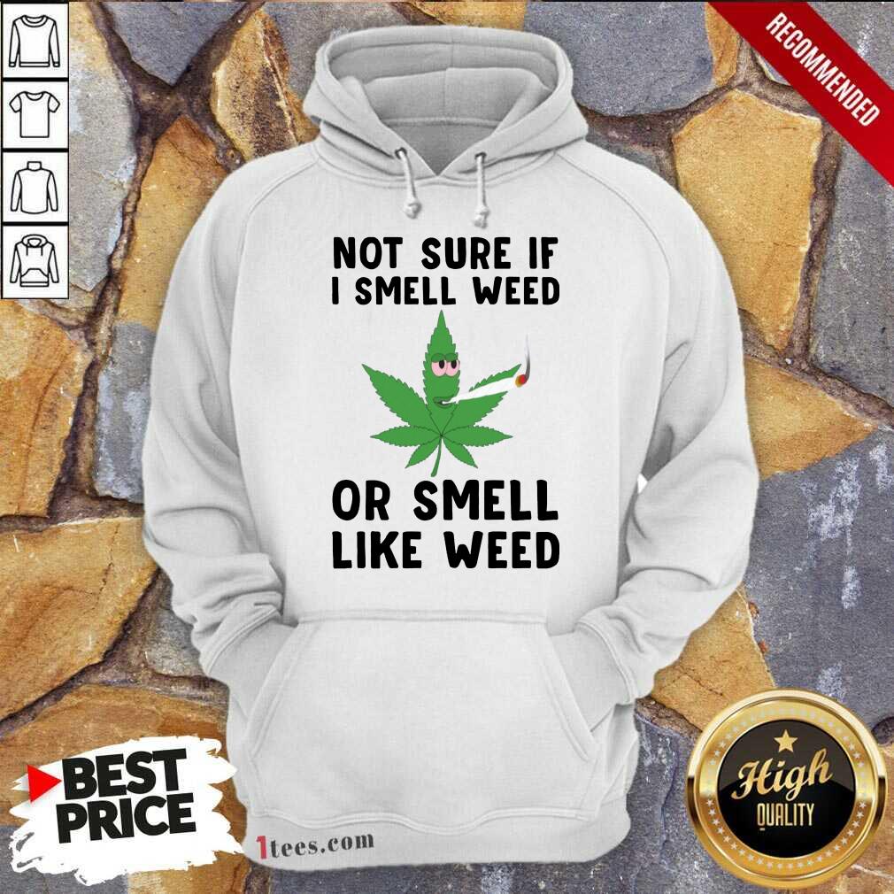 Cannabis Not Sure If I Smell Weed Or Smell Like Weed Hoodie- Design By 1Tees.com