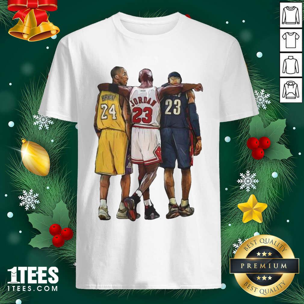 Nba All Stars Kobe Bryant Lebron James Michael Jordan Shirt- Design By 1Tees.com