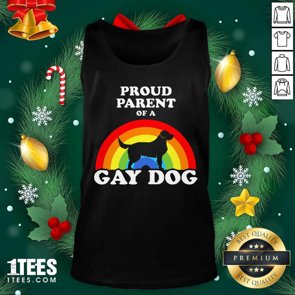 Proud Parent Of A Gay Dog Tank Top- Design By 1Tees.com
