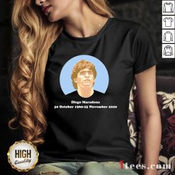 Diego Maradona 30 October 1960 25 November 2021 V-neck