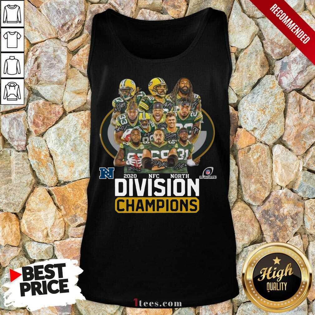 Green Bay Packers 2020 Nfc North Division Champions Tank Top- Design By 1Tees.com