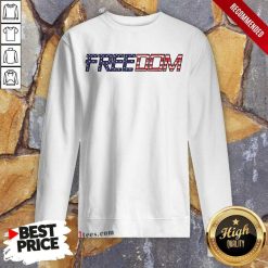 American Flag Patriotic Freedom Sweatshirt- Design By 1Tees.com