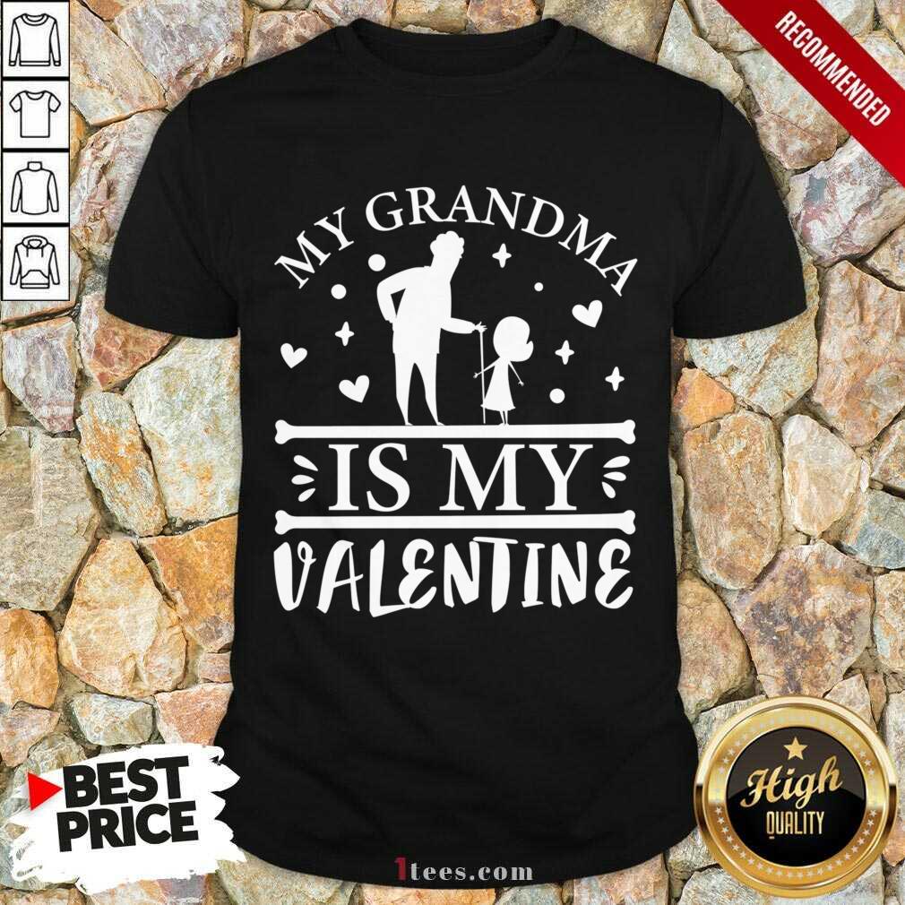 Grandma Is My Valentine Shirt- Design By 1Tees.com