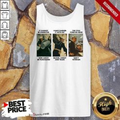 It Cannot Be Inherited I Have Earned It With My Navy Veteran Tank Top