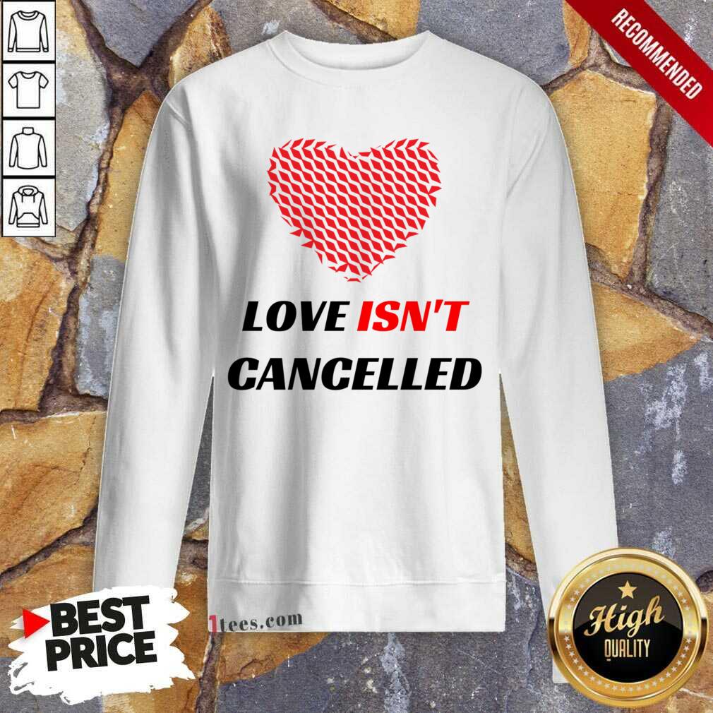 Love Isnt Cancelled Classic Sweatshirt-Design By 1Tees.com
