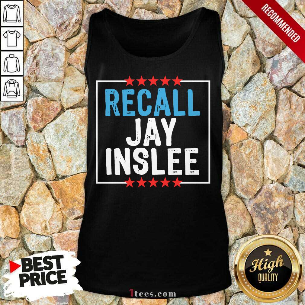 Recall Jay Inslee Stars Election Tank Top- Design By 1tees.com