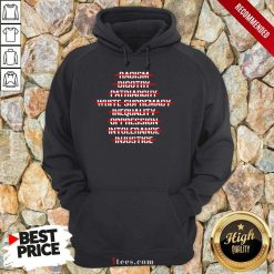 Anti Racism Bigotry Patriarchy White Supremacy Hoodie- Design By 1tees.com