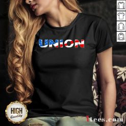 Union American Flag V-neck