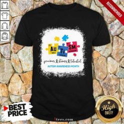 Amused Au Ti Sm Autism Awareness Month Shirt