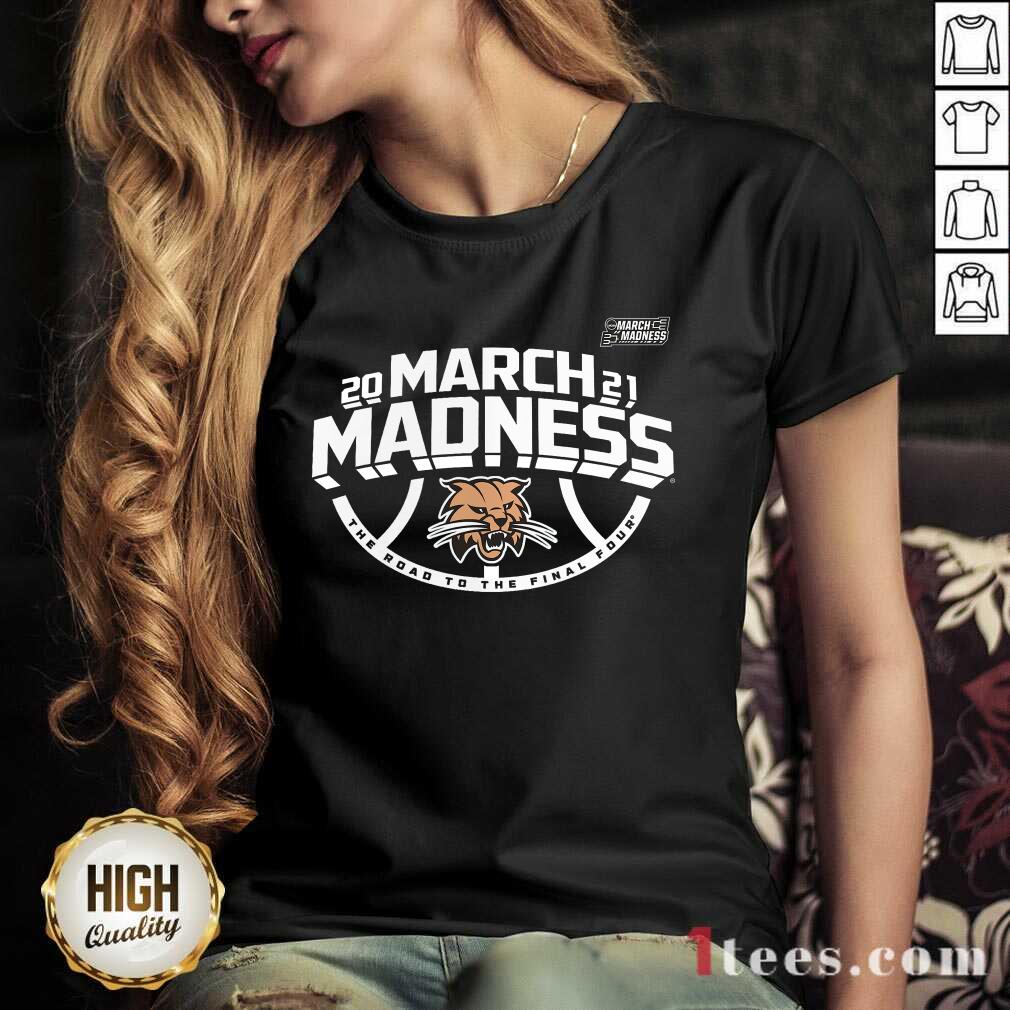 Amused Ohio Bobcats 2021 March Madness V-neck