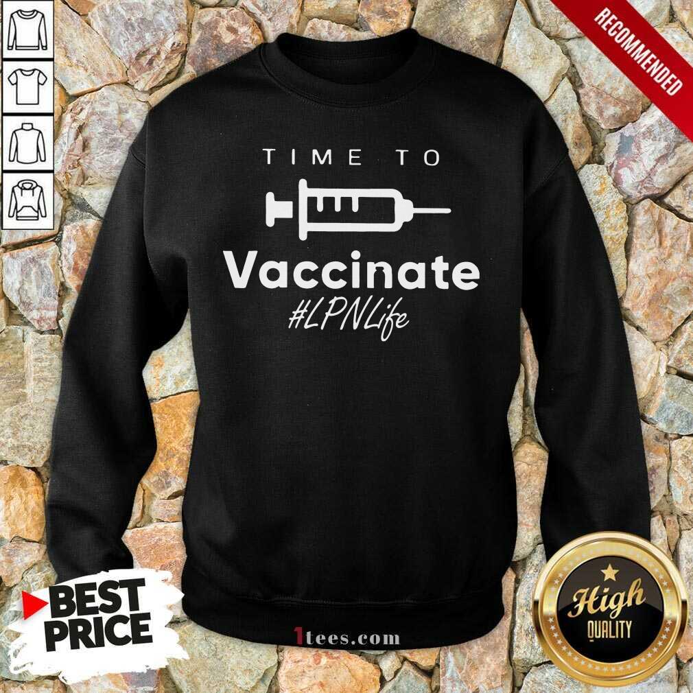 Amused Vaccinate Respiratory LPN Life Sweatshirt