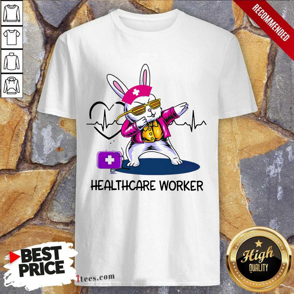 Appalled Bunny Nurse Dab Healthcare Worker Shirt