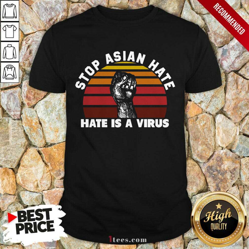 Confident Stop Asian Hate Virus Vintage Shirt