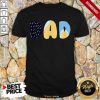 Delighted Bluey Dad For On Fathers Day Shirt