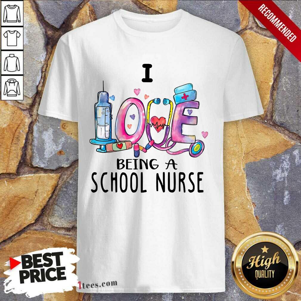 Delighted I Love Being A School Nurse 2021 Shirt