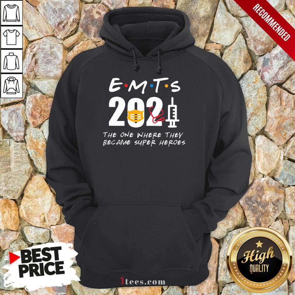 Enthusiastic EMTs 2021 SuperHeroes Hoodie